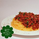 Kürbis-Spaghetti – Spaghetti-Kürbis – mit Sojaflocken-Bolognese