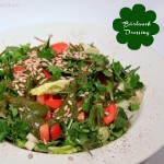 Bärlauchdressing aus Bärlauch-Pesto für den Salat