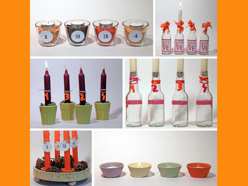 Adventkranz DIY Ideen