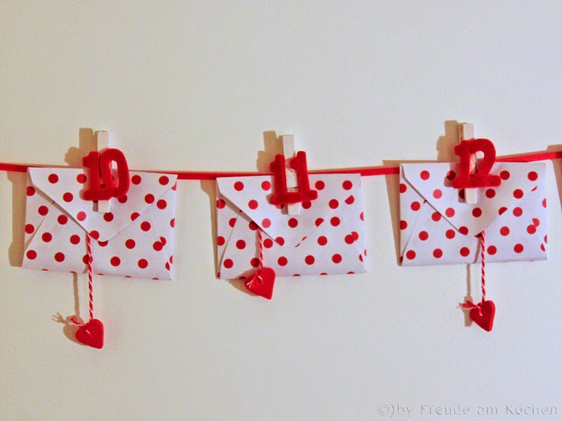 Romantischer Adventkalender DIY