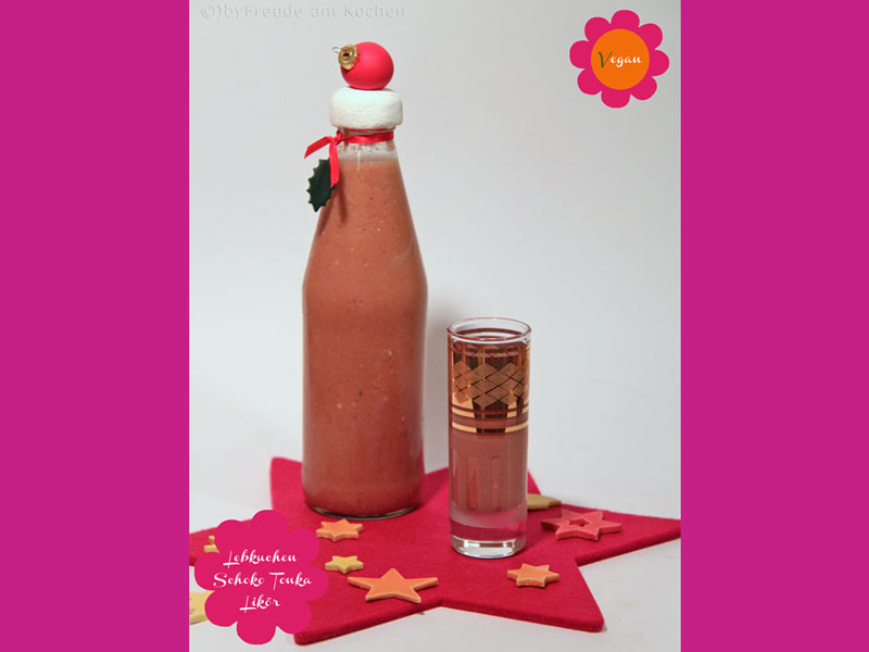 Lebkuchen Schoko Tonka Likör vegan