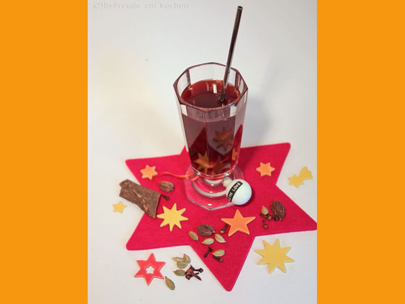 Schwarztee Orangen Rotwein Punsch