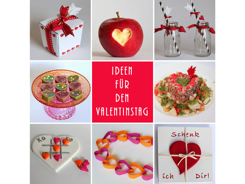 Valentinstag Rezepte DIY Deko