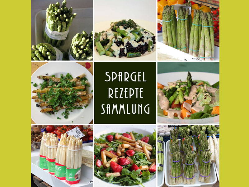 Spargel Rezepte Sammlung vegan