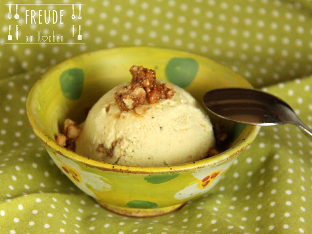 Walnuss Kokos Eis vegan