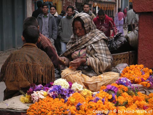 Kathmandu-Blumengirlande-c
