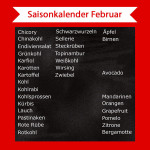 Saisonkalender Februar – Was hat im Februar Saison?