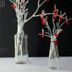 Valentinstags Herz Gesteck – DIY