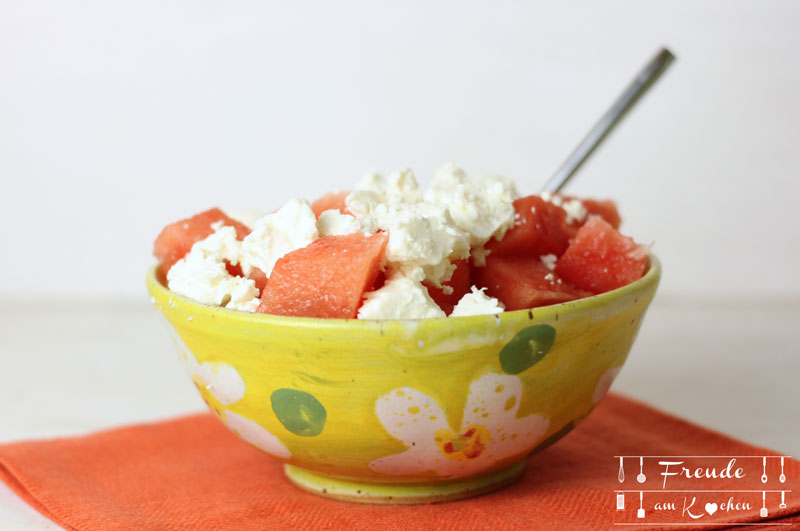 Wassermelonen Feta Salat - Freude am Kochen 